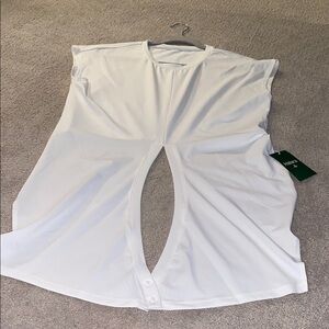 Halara White‎ Top Shirt Medium NWT